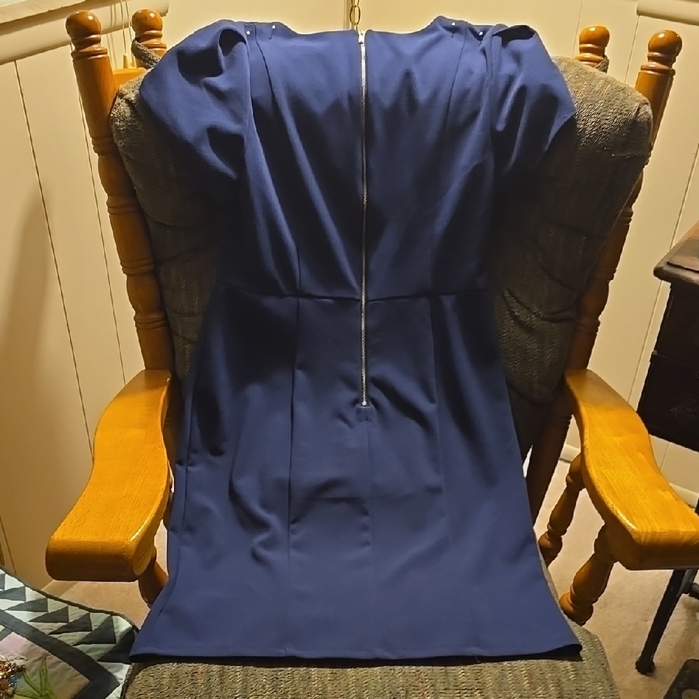Elegant Blue Dress - Picture 8 of 9